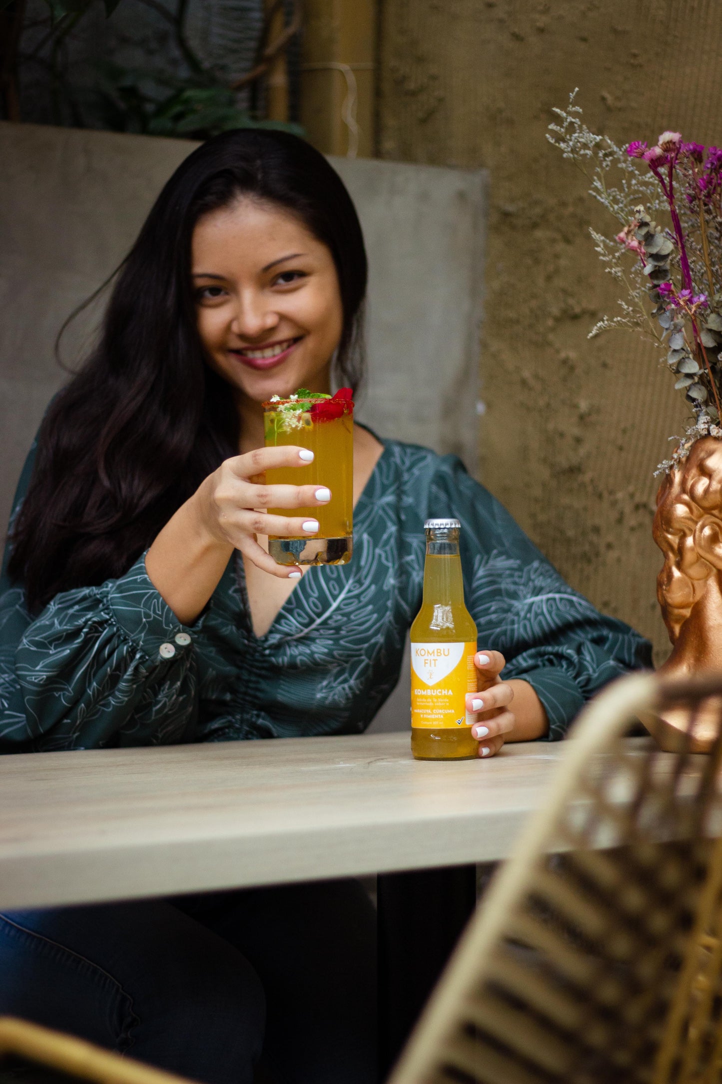 Kombucha Maracuyá, cúrcuma y pimienta