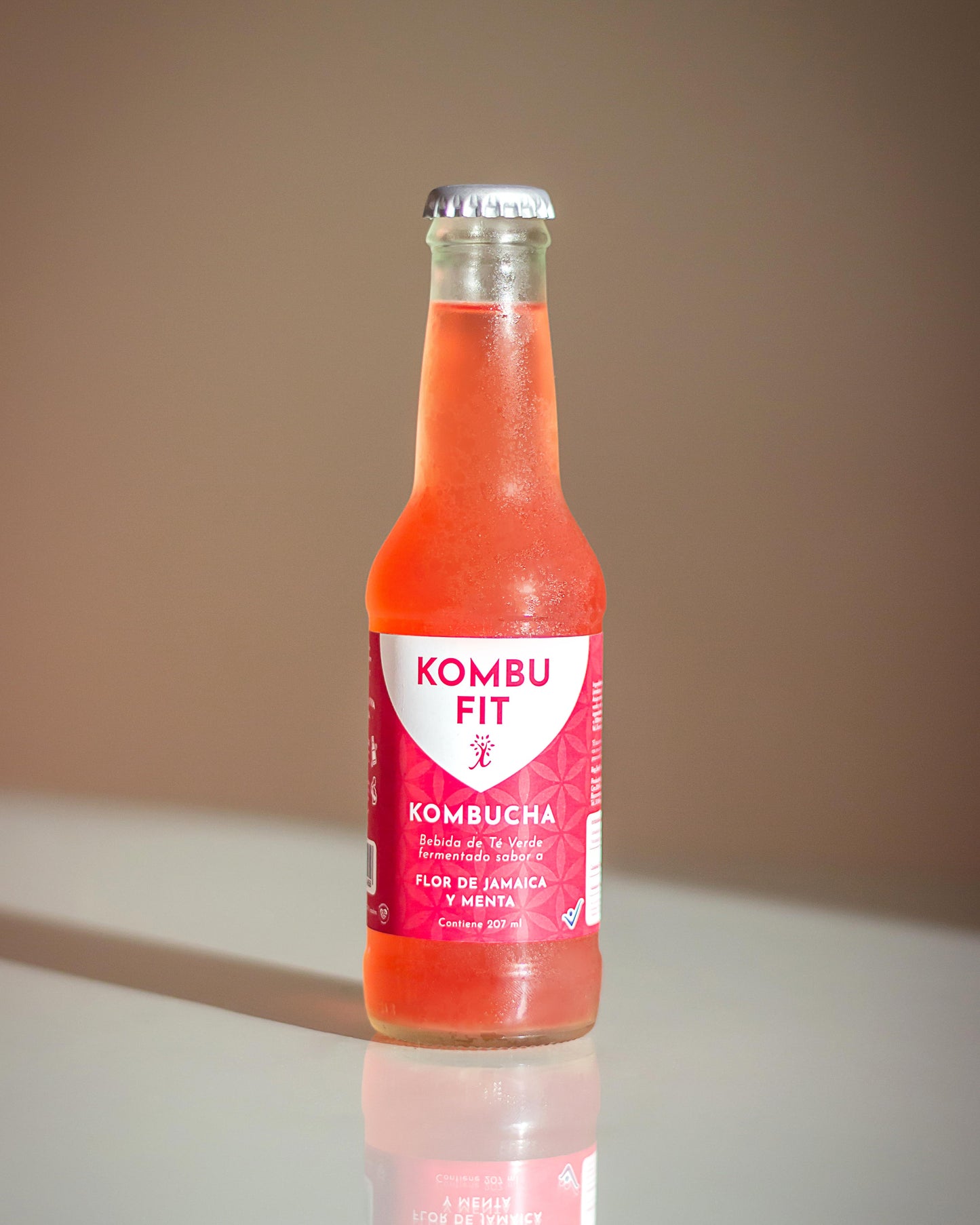 Kombucha  Flor de Jamaica y menta