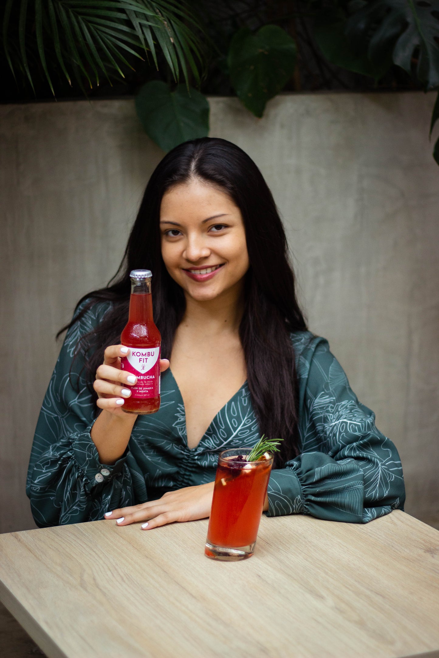 Kombucha  Flor de Jamaica y menta