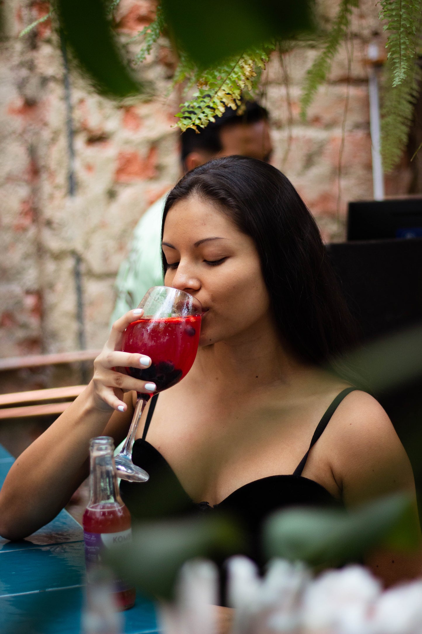 Kombucha uva y arándanos