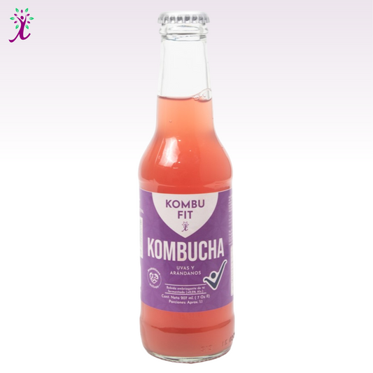 Kombucha uva y arándanos