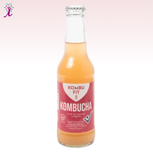 Kombucha  Flor de Jamaica y menta