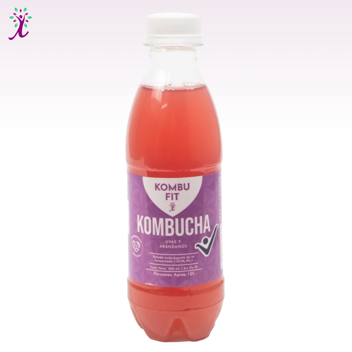 Kombucha uva y arándanos