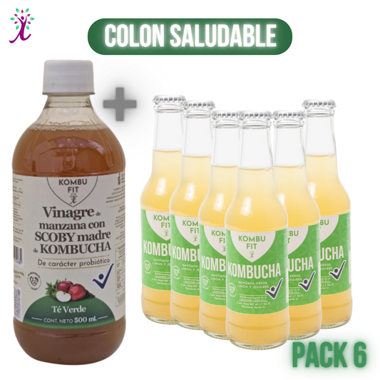 Vinagre de Sidra con SCOBY Madre + kombucha Manzana